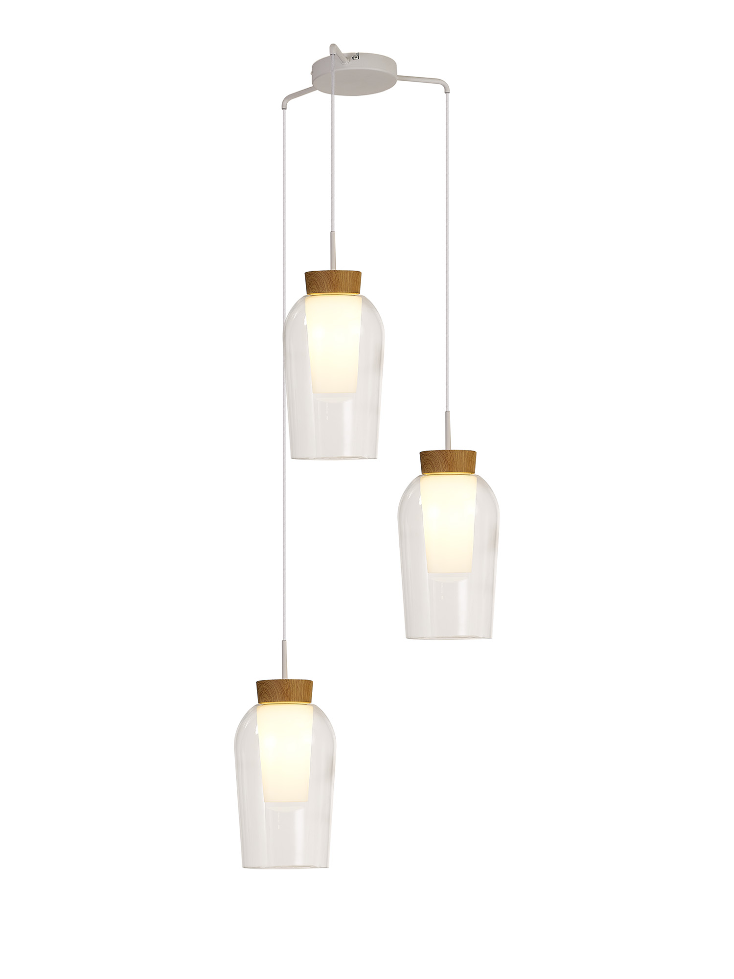 Nora White Ceiling Lights Mantra Multiple Pendant